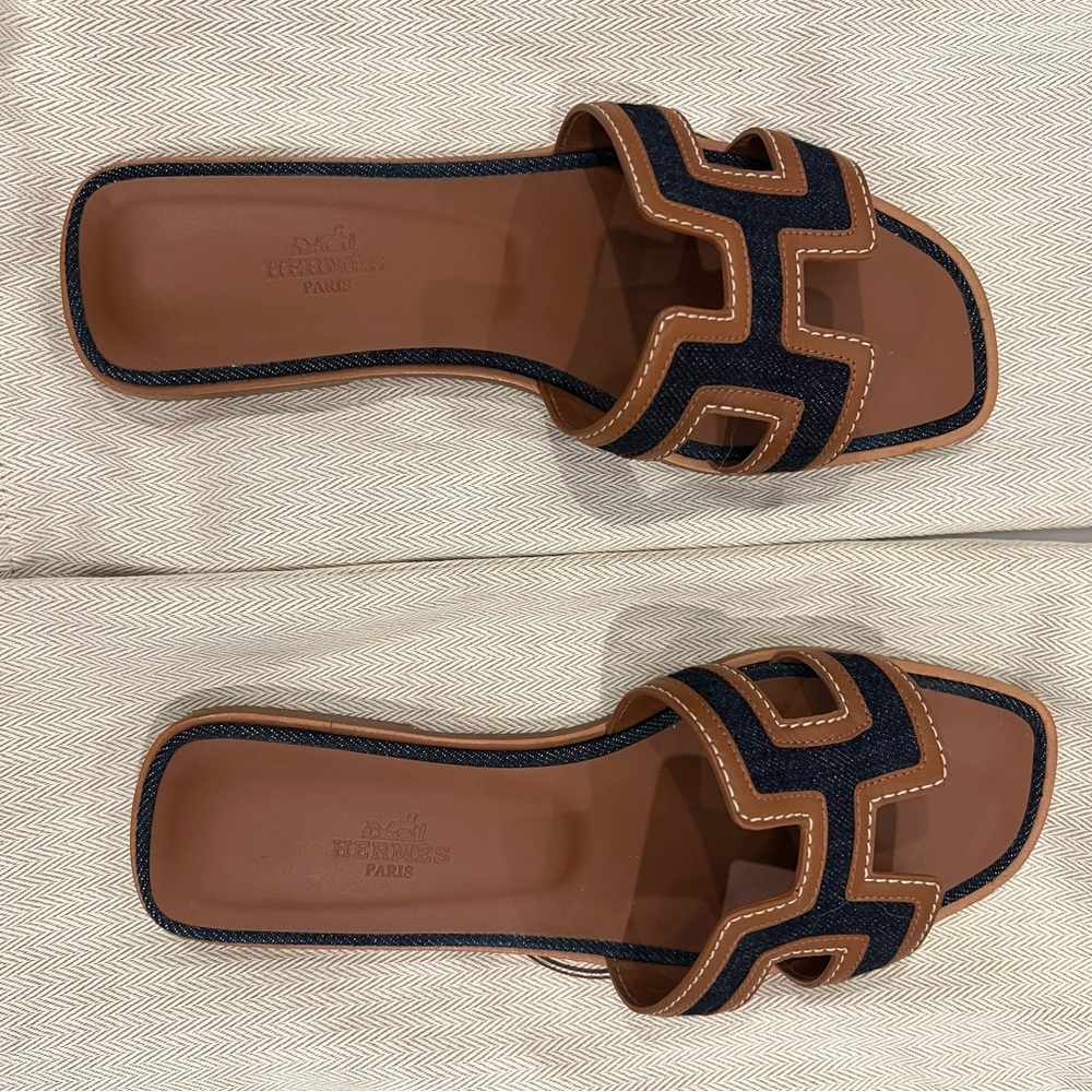 Denim Oran Sandals